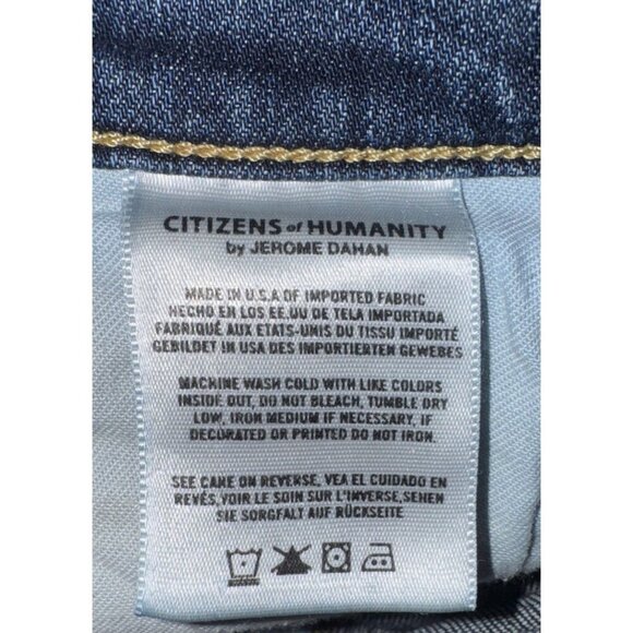 CITIZENS OF HUMANITY, Phoebe jeans 26, slim straight crop, denim, medium wash - Picture 10 of 11